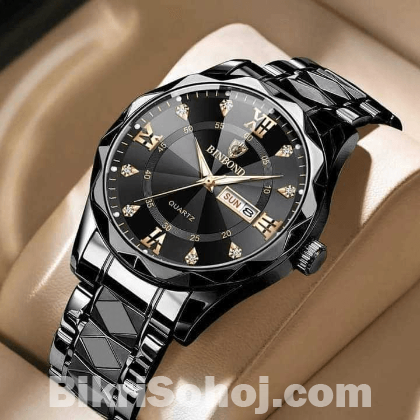 BINBOND Luxury Brand Luminous Quartz Watch For Men